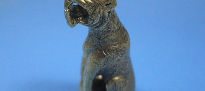 Miniature Tiger Statue LP Pern